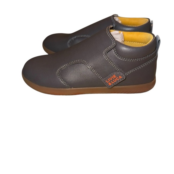 LIVIE & LUCA Maestro Gray Boots ankle boots Size 13 new in box Velcro strap - Picture 3 of 11